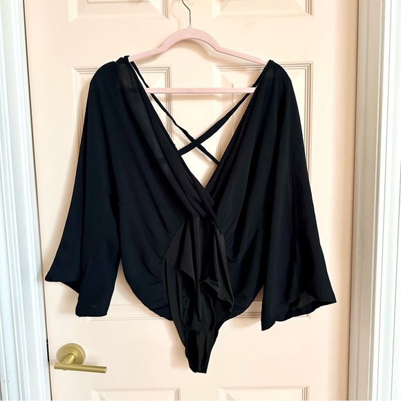 For Love And Lemons Tops - Black for love and lemons bodysuit